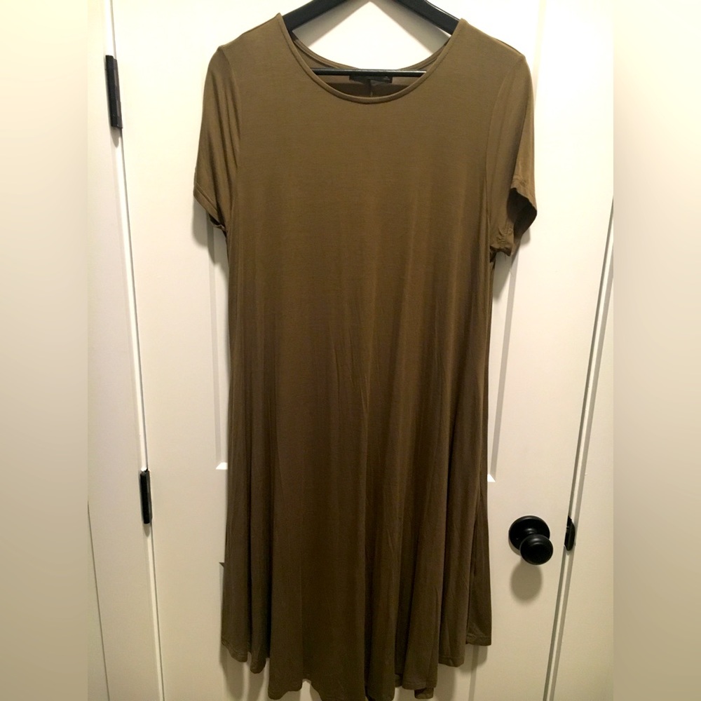 Army Green Maxi Dress Size Large